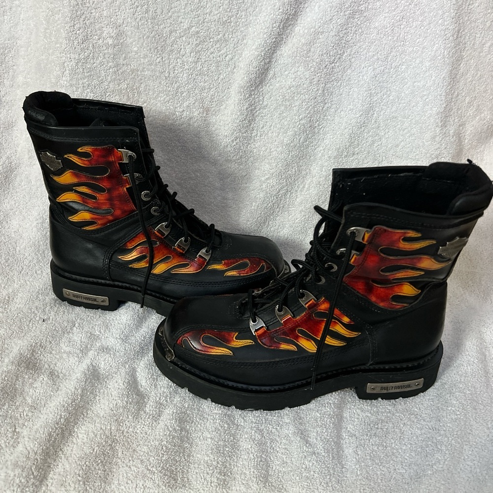 Harley Davidson leather moter cycle boots